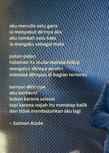 Puisi-puisi Salman Alade | Menggambar dengan Kalimat