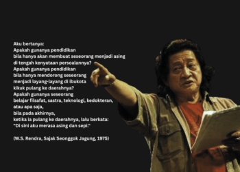 Membaca Kembali W.S. Rendra di Tengah Wacana Penutupan Prodi