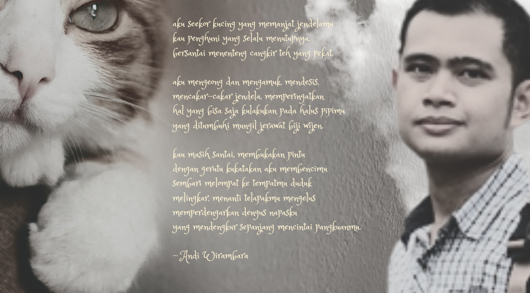 Puisi-puisi Andi Wirambara | Kucing, Mungil Senyummu