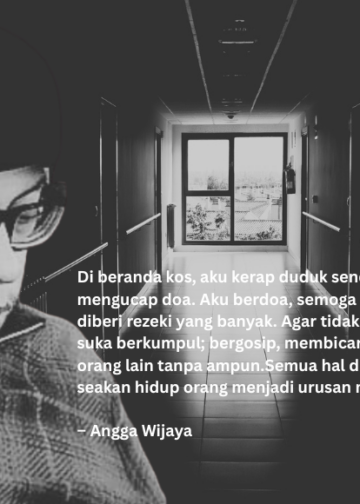 Puisi-Puisi Angga Wijaya | Doa untuk Tetangga