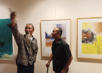 Mahendra Mangku Pameran Sekaligus Mengurai Kenangan di Komaneka Fine Art Gallery