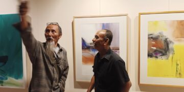 Mahendra Mangku Pameran Sekaligus Mengurai Kenangan di Komaneka Fine Art Gallery