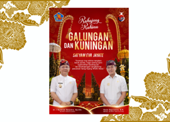 Bupati Buleleng I Nyoman Sutjidra dan Wakil Bupati Gede Supriatna Sampaikan Selamat Hari Raya Galungan dan Kuningan