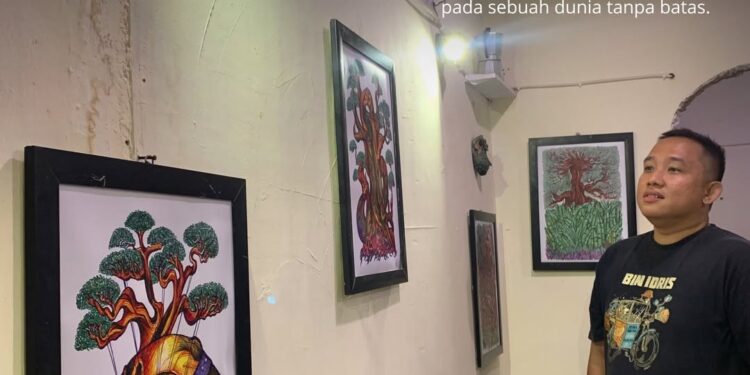 Perhelatan Perupa dan Penyair: Pekan Kedua Pameran “Dialog Ferdi dan Opus Sastra”