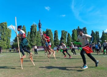 Matajog, Terompah, dan Hadang Semarakkan Jantra Tradisi Bali