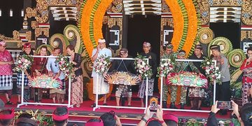 Okokan Menggema, Tanah Lot Art & Food Festival VII Resmi Dibuka