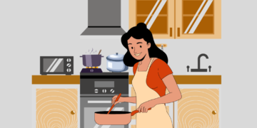 Ibu Memasak di Kota