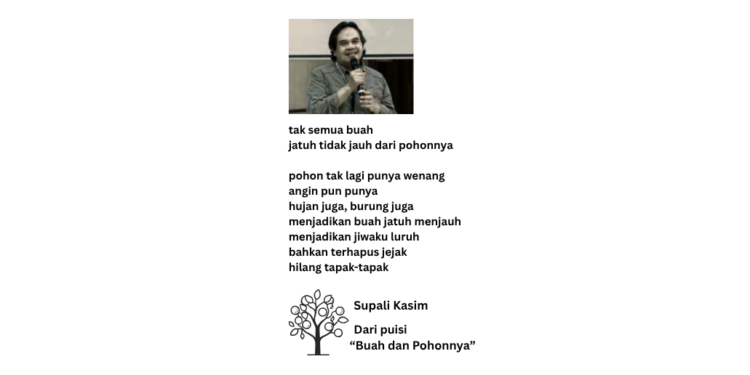 Puisi-puisi Supali Kasim | Air di Daun Talas