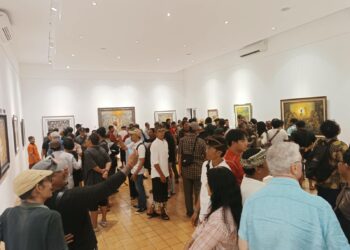 Himpunan Perupa Payangan Perluas Eksplorasi Artistik, Gelar Pameram Bersama di Santrian Art Gallery, Sanur