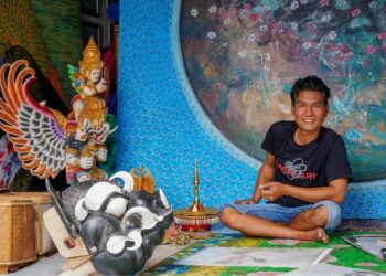 “Nectar Waggle” KABUL : Lebah, Garis, dan Kehidupan Kolektif