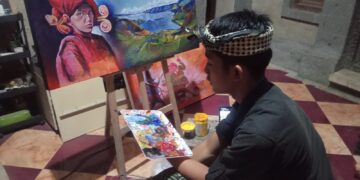 Dua Pelajar Tabanan Diundang Kurator Tampil dalam Pameran Seni Rupa Remaja “Danau Toba: Manusia & Alam”