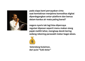 Puisi-Puisi Selendang Sulaiman | 0,63 dolar