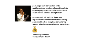 Puisi-Puisi Selendang Sulaiman | 0,63 dolar