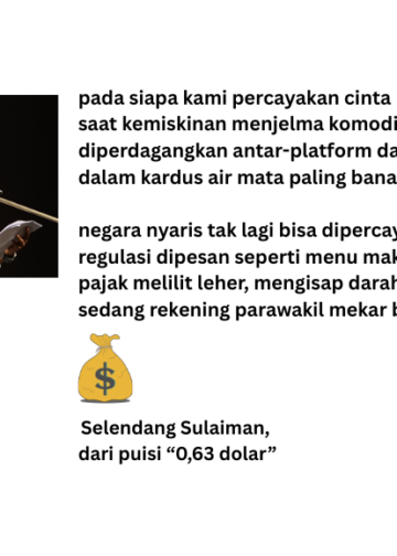 Puisi-Puisi Selendang Sulaiman | 0,63 dolar