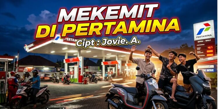 Mekemit di SPBU: Parodi Kehidupan Orang Bali dalam Antrean BBM