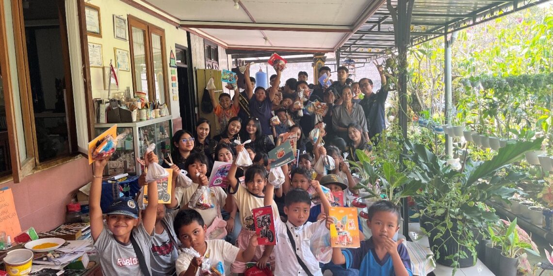 Ketika Duta Kesehatan Kesbam Berbagi Ilmu dan Buku di Sekolah Minggu Padangan, Pupuan
