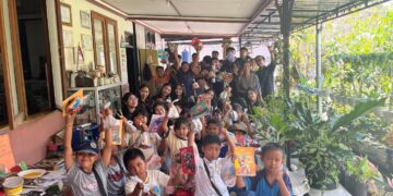 Ketika Duta Kesehatan Kesbam Berbagi Ilmu dan Buku di Sekolah Minggu Padangan, Pupuan