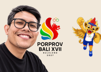 Dari Wayang Wong Tejakula, Hoga Wiratmaja Ciptakan Logo Porprov Bali 2027, dan Ia Juara
