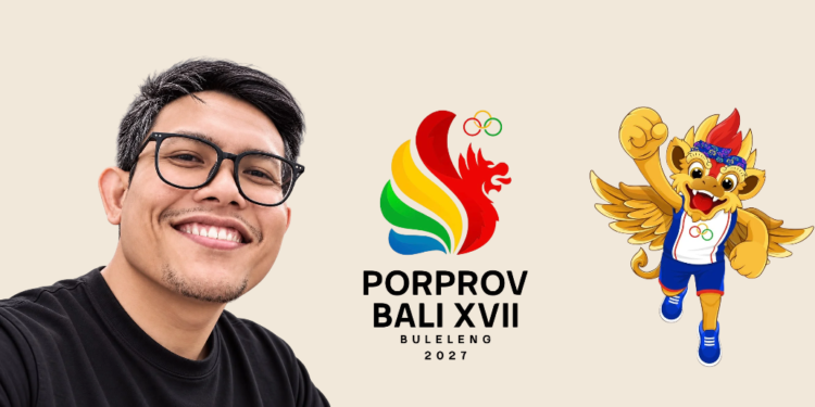 Dari Wayang Wong Tejakula, Hoga Wiratmaja Ciptakan Logo Porprov Bali 2027, dan Ia Juara
