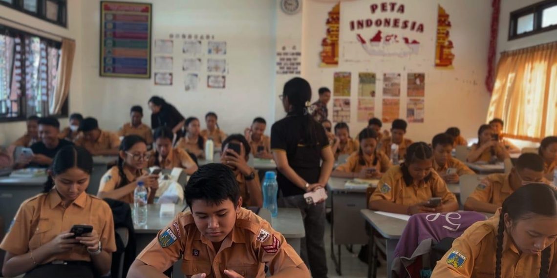 Tim PPG Calon Guru Matematika Unmas Gelar GEMARI TKA, Dorong Inovasi Pembelajaran Berbasis AI di SMPN 14 Denpasar